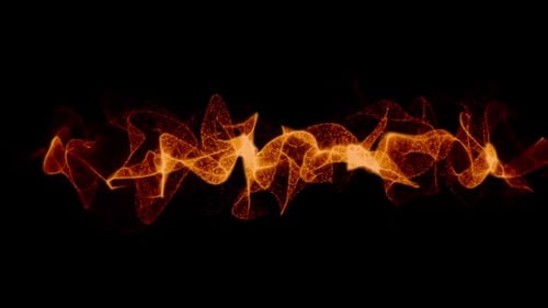 Abstrakter Feuerpartikel-Matrix-Partikelhintergrund