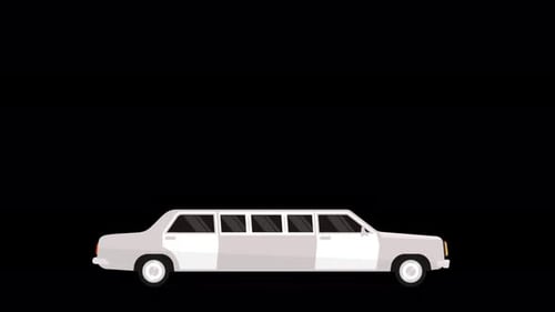 2D-Animation für Limousinenwagen Alpha 4K