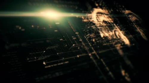 Advanced Data Matrix Simulation Vertical Background 17