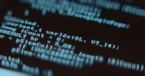 Lines of Code Encrypted Information