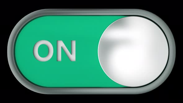 Turn On Off Button Slide Switch Knob Transparent Background 4k ...