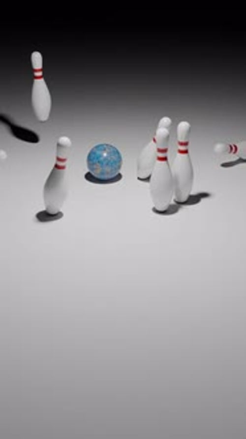 Bowling Loop 3D Unsatisfying Animation