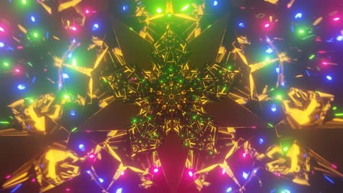 Abstrakte bunte Strobe Futuristische Psychedelische Hypnotische VJ Seamless Loop