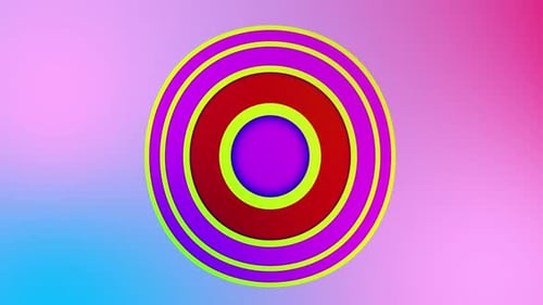 Fond moderne de vague colorée en cercle dégradé