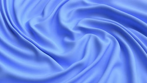 Smooth Flowing Light Blue Fabric Motion Background