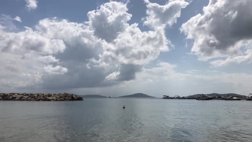 Ocean Beach with sands and sun