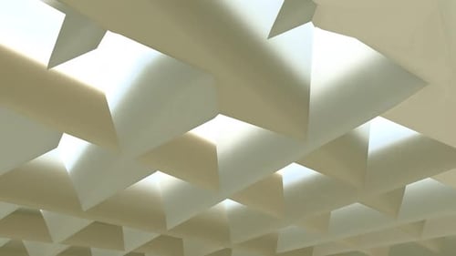 Abstract geometric white block shiny pattern background