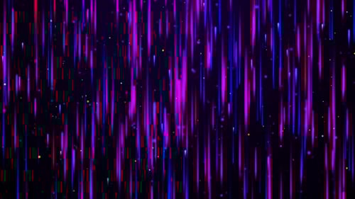 Abstract Colorful Particles Glowing Background Loop V2