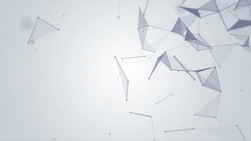 Abstract Connecting Dots and Lines Technology Network Background