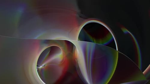 Rainbow Glass Background