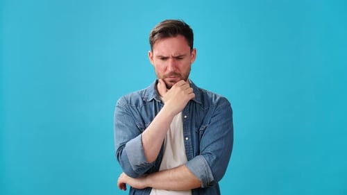 Adult Man Experiencing Headache and Neck Pain