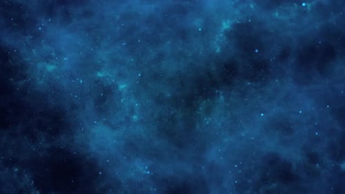 Blue Outer Space Motion Background