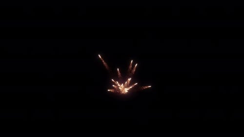 Der Ausbruch eines Bodenfeuerwerks löst eine Eruption aus