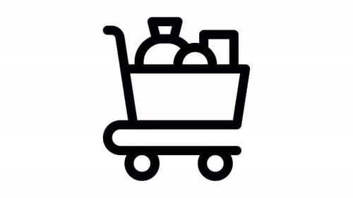 cart line icon animation