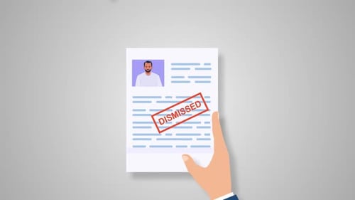 Giving Dismissed Letter- Fired from the job