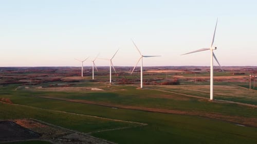 Windturbinen im Feld