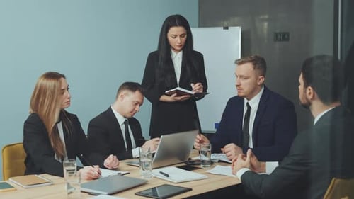 Corporate Team in Discussion