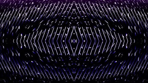 Abstract Neon Geometric Line Pattern Motion Background