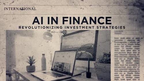 Grungy Retro Newspaper Title Reveal Animation