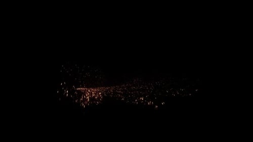 Golden Sparkle Particle Reveal Animation