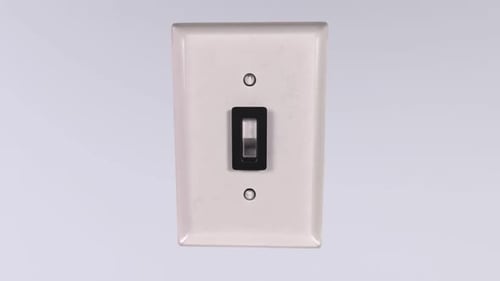 Circuito giratório de objetos 3D Light Switch