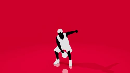 Minimalist Kettlebell Swing Workout Animation