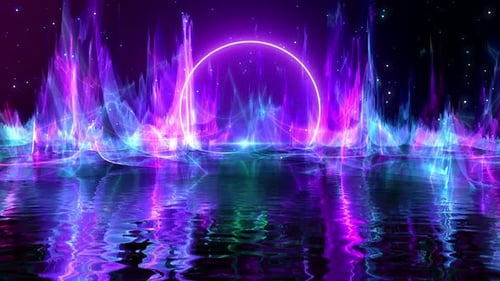 Abstract Neon Lights