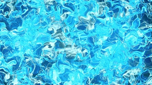 Abstract Blue Fluid Energy Flowing Background Animation
