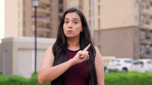 Indian Woman Saying No