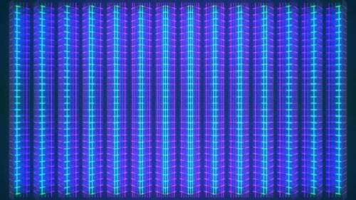 Purple And Turquoise Blinds Background Vj Loop In HD