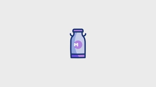 Sparkling Milk Can Animated Icon