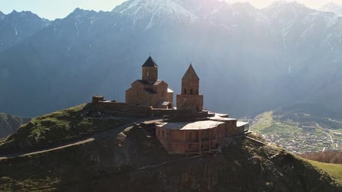 Luftaufnahme der Wahrzeichen von Georgia