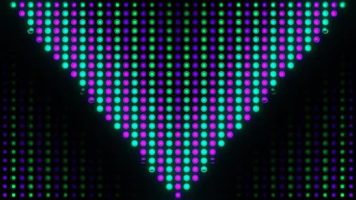 Purple And Turquoise Abstract Light Moving Background Vj Loop In 4K