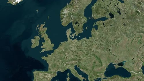 Denmark Borderline: Country Map Stock Collection - Wide Angles to Zoom-Ins