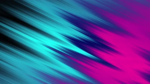 Abstract Motion Blur: Teal and Magenta Dynamic Lines