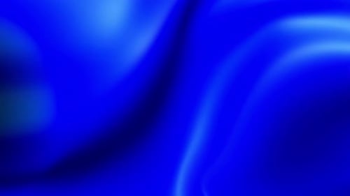 Abstract Fluid Blue Light Waves Looping Background