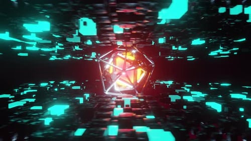 3D Futuristic Energy VJ Loop Animation