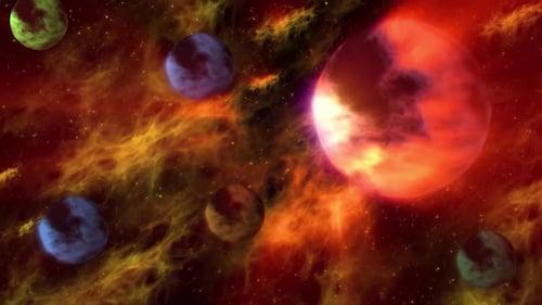 Fantastic space animation