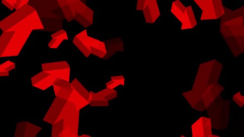 Red Arrow Loop Animation Alpha