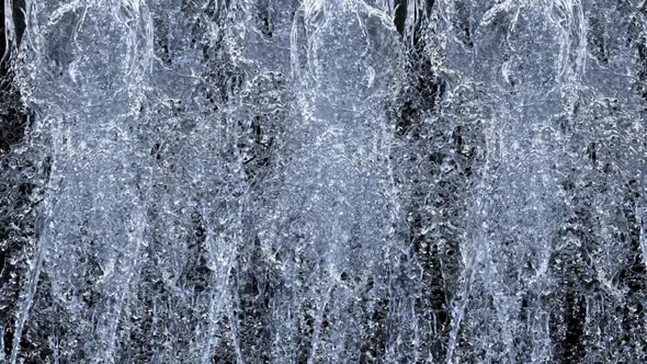 Dynamic Water Splashes Down Seamless Looping Overlay, Elements Motion ...
