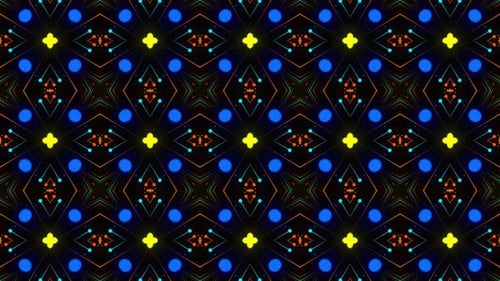 Modern Kaleidoscope Background Loop