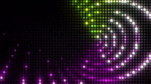 Vibrant disco lights pulse in dynamic abstract pattern, party energy