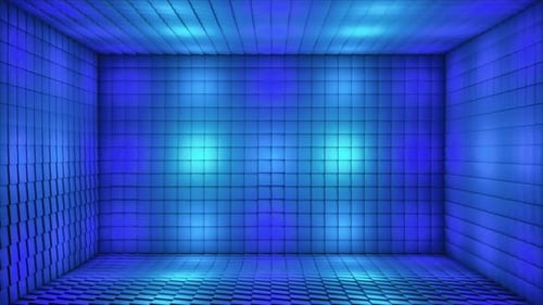 Diffusez des cubes lumineux clignotants de haute technologie et pulsés, salle 20