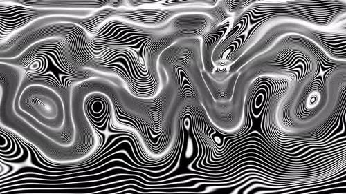 Abstract Wavy Line Pattern Optical Illusion Background