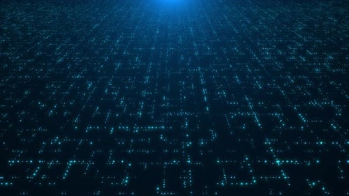 Visual Glitch Noise Big Data Digital Code Futuristic Information Technology Digital Cyberspace