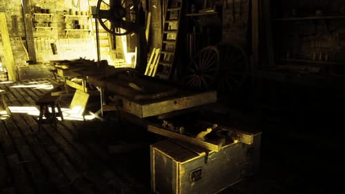 Low Angle View of Concealed Storage Under Bench Showing Latches and Glow