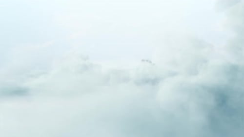 Dreamy Clouds with Soft Pastel Sky Background 4K
