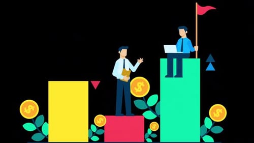 Business team development Alpha Channel