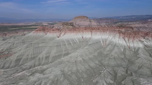 Breathtaking Aerial View of Layered Hills