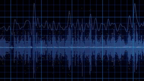 Big Data | Son | Animation graphique complexe | Cyberespace de l'Audio | Technologie d'IA | Graph numérique futuriste